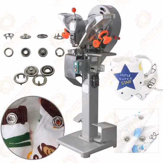 Full Automatic Punching & Metal Button Snap Button Stud Socket Prong Making Machine