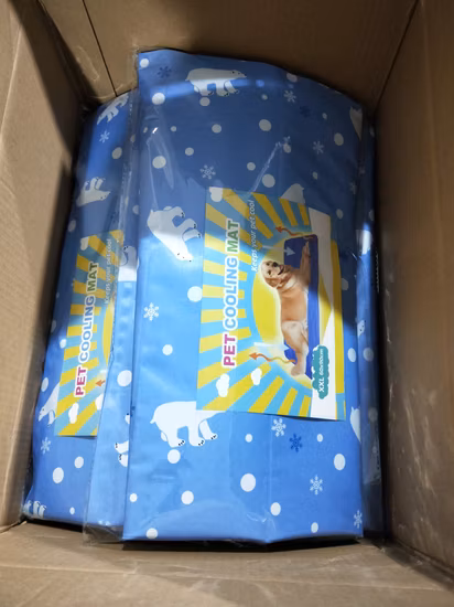 Tappetino di raffreddamento per cani in gel attivato a pressione per fornitura di prodotti per animali domestici di fabbrica